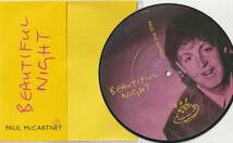 Paul McCartney　ポール・マッカートニー　Beautiful Night　UK盤 ピクチャーディスク仕様 7” シングルレコード　：　Ringo Starr _画像1