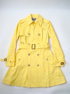 RALPH LAUREN spring summer trench coat size7 spring coat Ralph Lauren yellow 