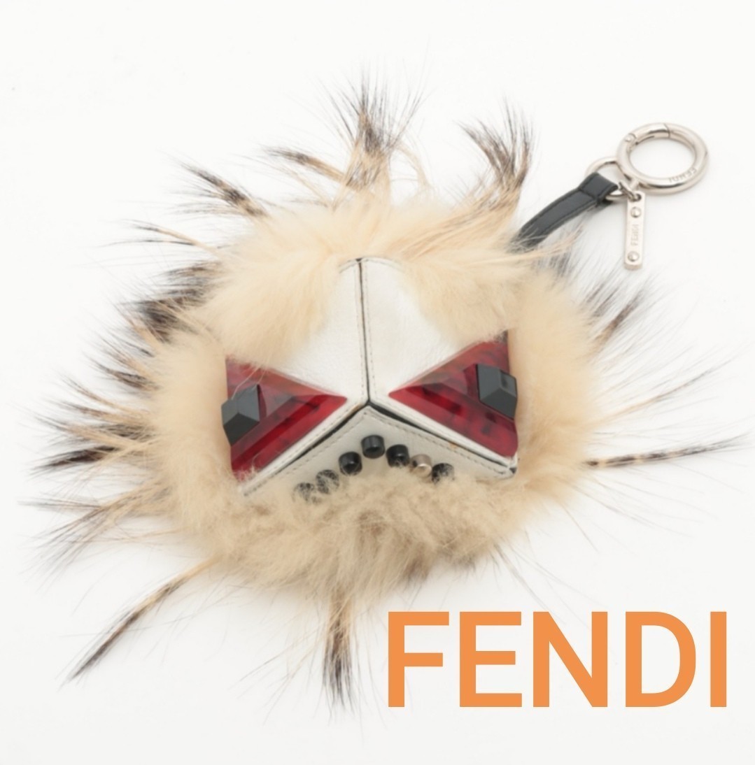 FENDI フェンディ スペースモンキー チャーム 美品 布袋-