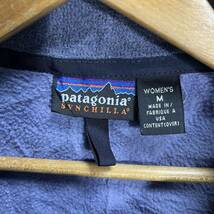 ■ 女性用 00s 2001年製 USA製 patagonia パタゴニア フルジップ フリース ジャケット 古着 サイズM ラベンダー アメカジ アウトドア ■_画像5