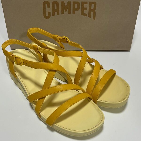 新品 Camper Minikaah カンペール レザーサンダル ミニカー