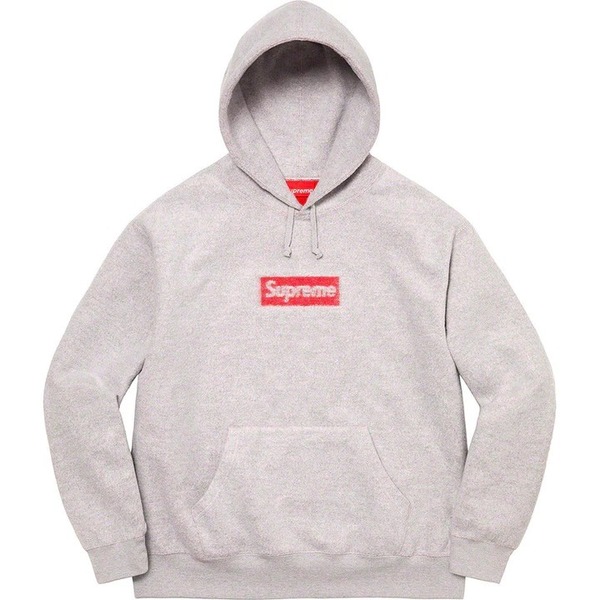 Supreme 23SS Week5 Inside Out Box Logo Hooded Sweatshirt Heather Grey Medium オンライン購入 国内正規 新品タグ付 グレー 灰 Mサイズ