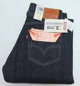 未使用品 日本製 LEVI'S 702 ワンウォッシュ デニムパンツ 紺 W29 ボタンフライ シンチバック リーバイス デッドストック 702-XX01