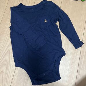 ロンパース肌着 長袖 ベビー服 ベビーギャップ gap