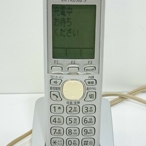 管理1346 Panasonic パナソニック 子機 KX-FKD-502-S 充電台 通電のみ ジャンクの画像1