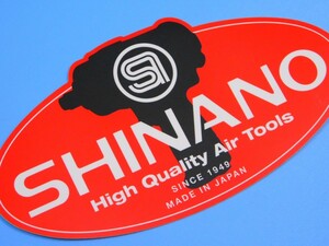 信濃／ＳＨＩＮＡＮＯ　ステッカー　レッド(赤)