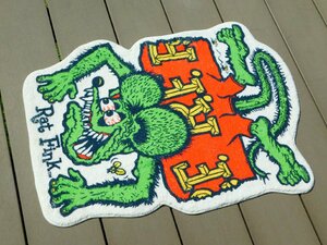 【Rat Fink・ラットフィンク】※《フロアマット・ふんわり素材》ムーンアイズ　アメリカン雑貨