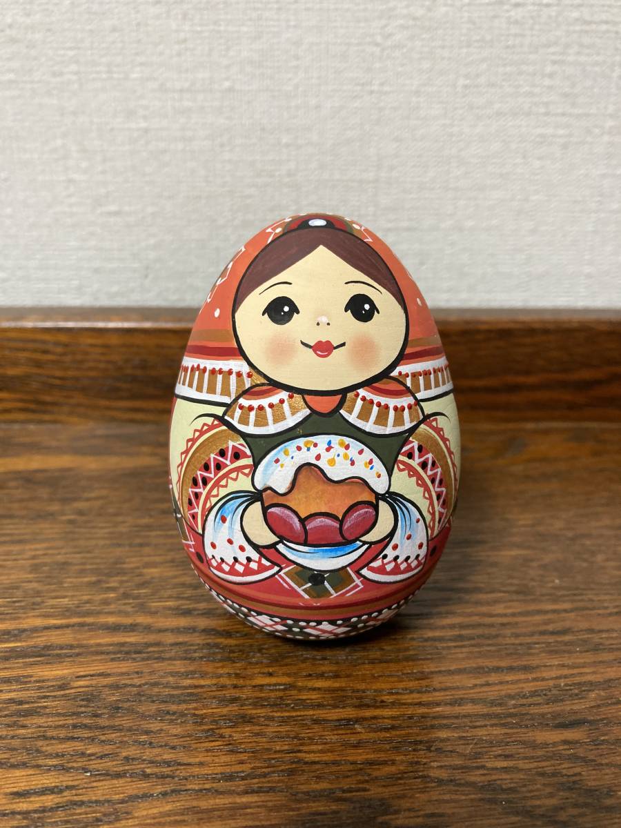 रूसी सामान ☆ पास्का अंडे के आकार का टम्बलर गुड़िया (छोटा) गैलिना मैट्रियोश्का द्वारा, हस्तनिर्मित वस्तुएं, आंतरिक भाग, विविध वस्तुएं, आभूषण, वस्तु