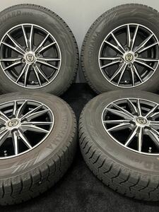 185/70R14 YOKOHAMA/ice GUARD iG60 19年 RIZLEY 14インチ 5.5J ＋48 100 4H スタッドレス 4本 フリード ブラポリ