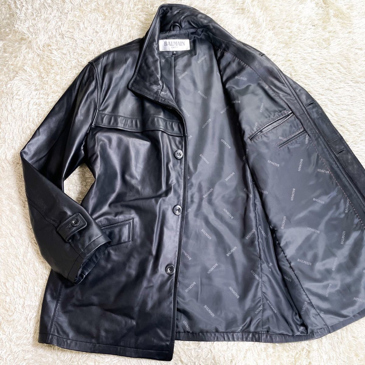 ヤフオク! -バルマン レザー ジャケットの中古品・新品・未使用品一覧