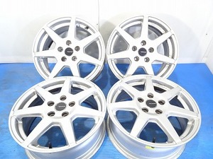 【福島発】16x6.5J +50 5穴 110◆TEC MAG◆中古 アルミホイール 4本【送料無料】FUK-C9850★16インチ