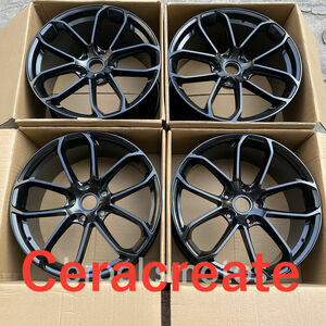 限定ブラック Porsche Cayenne用 STYLE 878MB 21 InchWheelsSET(4本) 970 971 9Y0 Genuineからのcustom/交換に New item porsche cayenne