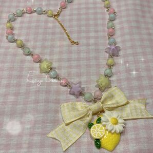 一点限り　新品*. fairy lemon ネックレス .* 