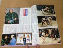 ●K123●大相撲特集●平成7年11月●九州場所●貴乃花土佐ノ海相撲アナウンサー名鑑旭豊勝照●別冊NHKウィークリーステラ●即決_画像3