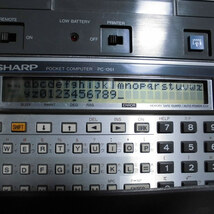 【べじ太】SHARPシャープ PC-1261(動作確認) + CE-125S(動作未確認) ジャンク 送料無料_画像4