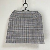 ミニ スカート グレー チェック H＆M エイチアンドエム サイズ EUR34_画像1