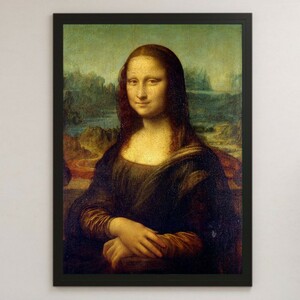 Art hand Auction Leonardo da Vinci Mona Lisa Painting Art Glossy Poster A3 Bar Cafe Classic Interior Religious Painting Italian Renaissance, residence, interior, others