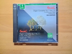 ◆◇トン・コープマン ヘンデル オルガン協奏曲Op.7/Op.4 2CD◇◆