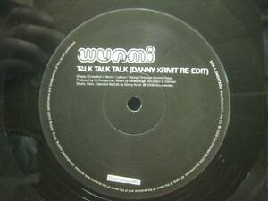 WUNMI / TALK TALK TALK (DANNY KRIVIT RE-EDIT) ◆X945NO◆12インチ