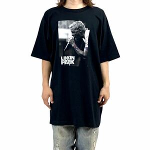 新品 大きい オーバー サイズ XXL 3XL 4XL 5XL 対応 LINKIN PARK リンキンパーク ヴォーカル チェスター ビッグ Tシャツ ロンT パーカー 可