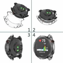 GARMIN (ガーミン）Garmin fenix 6X/6X Pro/6X Sapphire 保護ケース カバー 互換品 ソフト TPU材質 ぴったり対応（クリア）E311_画像6