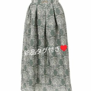 新品タグ付き☆axes femme ガーランド柄ロングスカート☆