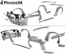 【M’s】 フォード マスタング (2006y-) PANDEM フロントフェンダー (片側+65mm) FRP パンデム エアロ パーツ ワイドフェンダー カスタム_画像2