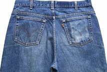 ★90s カナダ製 Levi'sリーバイス デニムパンツ w36★C オールド ビンテージ ジーンズ ストレート ヒゲ_画像5