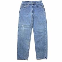 ★00s Levi'sリーバイス 550 デニムパンツ w32 L32★SDP1796 オールド ジーンズ テーパード ルーズ バギー ワイド ストーンウォッシュ_画像2