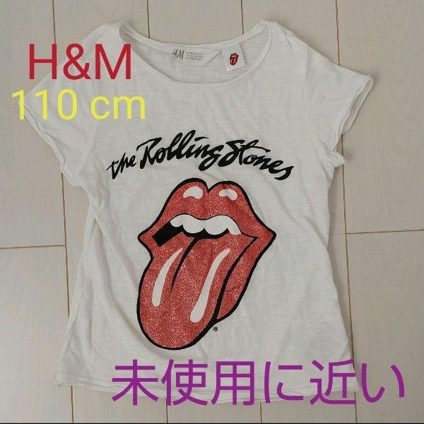 ローリングストーンズ　キッズTシャツ　トップス 半袖Tシャツ　H&M ロゴTシャツ