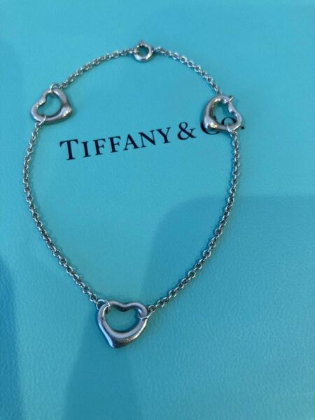 新品 正規品 ティファニー tiffany&co ブレスレット オープンハート シルバー ブレスバングル