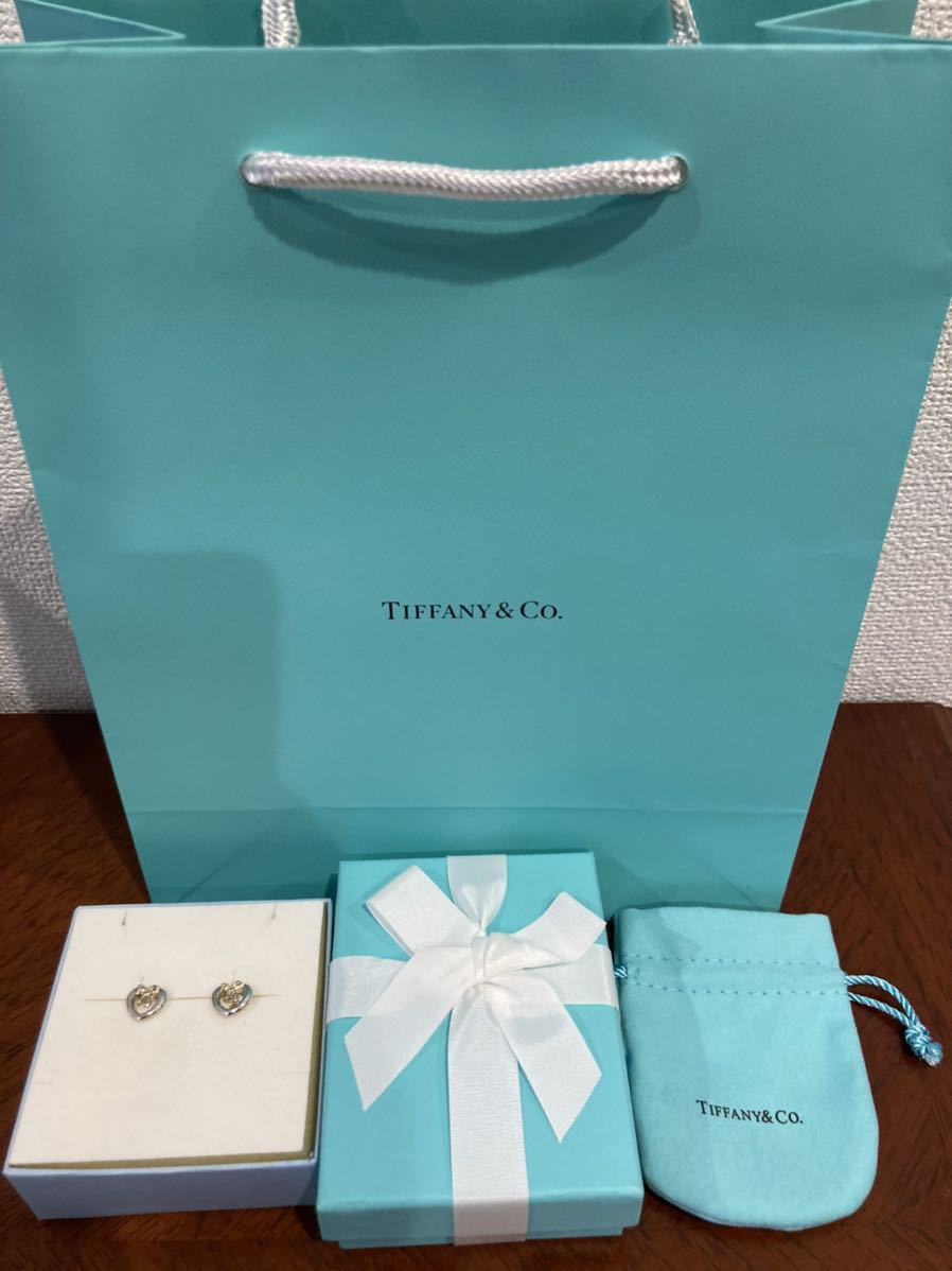 新品 未使用 正規品 ティファニー tiffany&co ピアス オープンハート