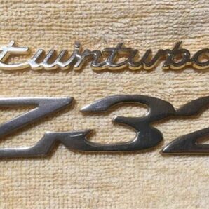 日産 フェアレディZ (Z32) ツインターボ ゴールドエンブレム (Z32×1 ツインターボ×1) 希少当時物 セット