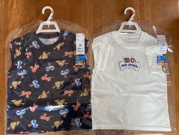 ユニクロ パウパトロール 半袖Tシャツ 120cm 2枚