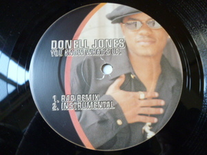 Donell Jones / You Know What's Up Rap Remix 試聴可 この12だけ収録のアップビートなREMIX 激渋VOCAL 12 I Hope That It's Up