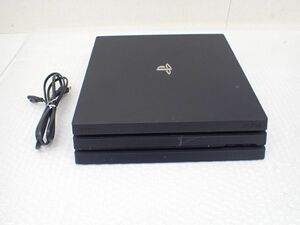 ☆D692-80　PS4Pro PlayStation4 Pro ジェット・ブラック 1TB (CUH-7200BB01) 本体のみ プレステ4 SONY　初期化・動作確認済み