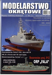 艦船模型雑誌MODELARSTWO OKRETOWE Nr 104（1/2023）