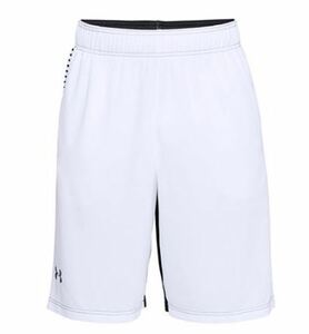 [KCM]Z-under-855-XXL* exhibition goods *[ Under Armor ] men's 10in short pants shorts 1330620 white size XXL basket 