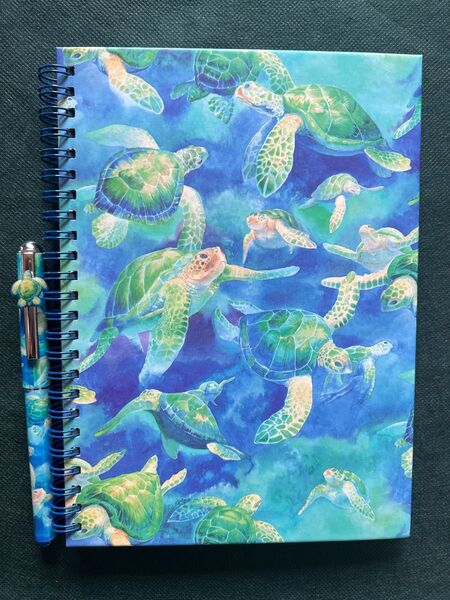 【新品】Island Heritage ジャーナル スイミングホヌ ノートとペンのセット