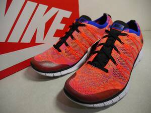 NIKE FREE FLYKNIT NSW フリーフライニット クリムゾン x ブラック US10 未使用 599459-601