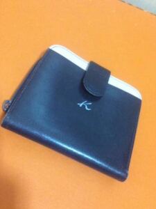  genuine article Kitamura KITAMURA. navy blue pink. . purse 