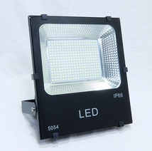 ◆最新爆光！お洒落なガラストップモデル黒 LED150W投光器！高光度SMD 1500W相当 薄型 店舗/工場/駐車場に◆_画像1