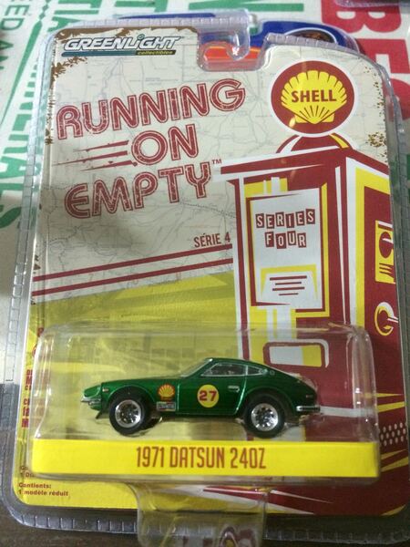 Greenlight 1/64 1971 ダットサン 240Z Shell シェル Datsun フェアレディ Z グリーンライト Running On Empty グリーマシーン チェース