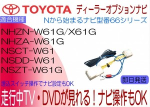 NHZN-W61G NHZN-X61G NHZA-W61G NSCT-W61 NSDD-W61 NSZT-W61G ヴィッツ プリウス エスティマ カローラ他 テレビキャンセラー ナビ操作も