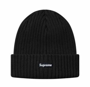 新品 20ss Supreme Overdyed Ribbed Beanie Black 黒 ビーニー スモールボックスロゴ small box logo コットンニットキャップ シュプリーム