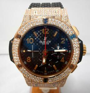 HUBLOT Hublot big van bezel 18 gold after diamond processing does aero van Evolution sea urchin ko titanium 301.SM.1770.RX