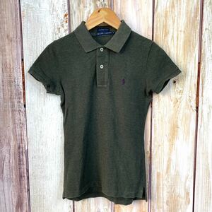  Ralph Lauren RALPH LAUREN lady's tops polo-shirt with short sleeves skinny Polo one Point 