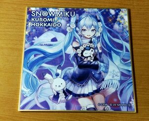 ◎◆初音ミク×サンリオ◆雪ミク×クロミ　北海道限定　ミニ色紙　02