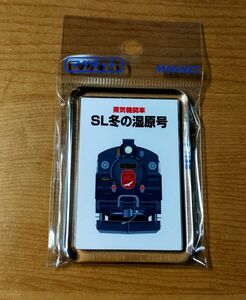 ◆JR北海道◆電パチ　列車マグネット　C11　「SL冬の湿原号」　SLイラスト