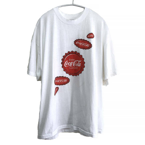 90S USA製 ヴィンテージ コカコーラ 1995 オールド Tシャツ メンズXL シングルステッチ 大きいサイズ Coca Cola アメカジ 古着 BA1431